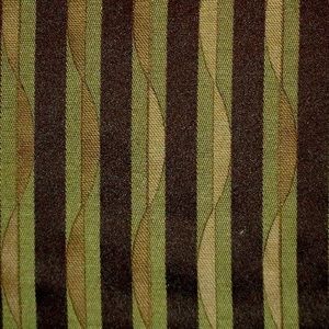 Stripe Upholstery Fabric Cescent Color Kiwi